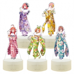 19CM 20 Styles The Quintessential Quintuplets 3D Anime Nightlight ( 16 Colors Remote Control )