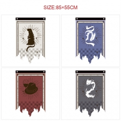 6 Styles 85*55CM Bungo Stray Dogs Cartoon Decoration Dilapidated Anime Flag
