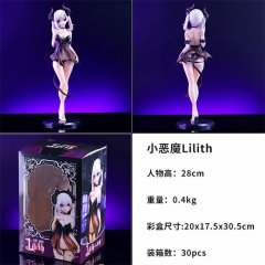 28CM Demon Lilith Sexy Anime PVC Figure Toy