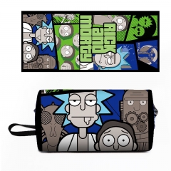 2 Styles Rick and Morty Rolling Pencil Case Anime Pencil Bag