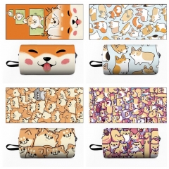 4 Styles Shiba Inu Rolling Pencil Case Anime Pencil Bag