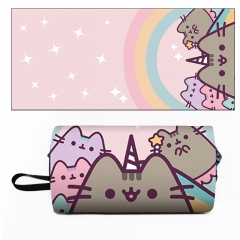 2 Styles Pusheen the Cat Rolling Pencil Case Anime Pencil Bag