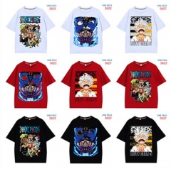 24 Styles One Piece Cartoon Pattern Anime T Shirt