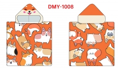 18 Styles Cute Animals Cartoon Pattern Anime Children's Bath Towel