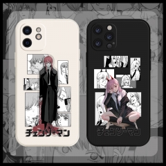 12 Styles Chainsaw Man Cartoon Silicone Anime Phone Case Shell For Iphone