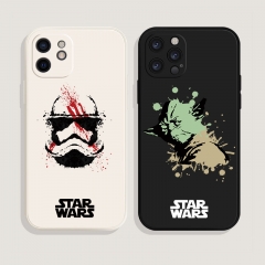 2 Styles Star War Cartoon Silicone Anime Phone Case Shell For Iphone