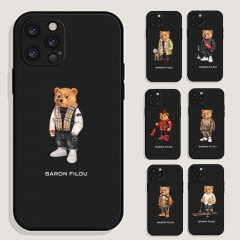 18 Styles Fashion Brand Baron Filou Cartoon Silicone Anime Phone Case Shell For Iphone