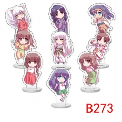 9PCS/SET 10CM InuYasha Acrylic Anime Standing Plate