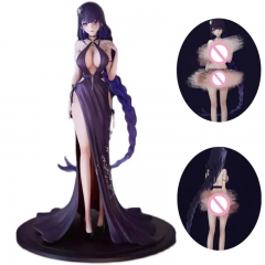 25CM Genshin Impact Raiden Shogun/Beelzebul Sexy Girl Anime PVC Figure Toy