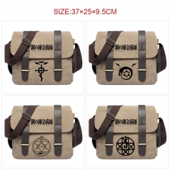 4 Styles Fullmetal Alchemist Cartoon Canvas Anime Shoulder Bag