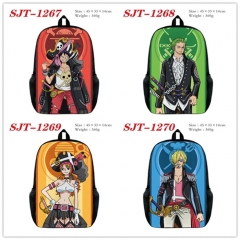 10 Styles One Piece Cartoon Anime Backpack Bag