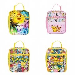 7 Styles Pokemon Cartoon For Students Anime Lunch Hand Bag