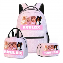 ROBLOX For Students School Bag Anime Backpack+Pencil Bag+Lunch Bag