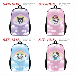 7 Styles Sanrio Melody Kuromi Kitty Cartoon Anime Backpack Bag