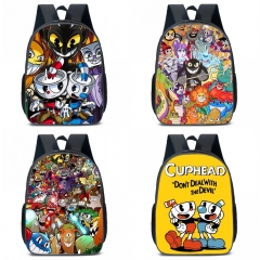 5 Styles Cuphead For Students School Bag Anime Backpack