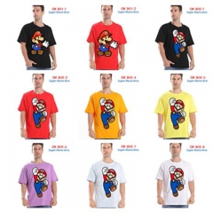 28 Styles Super Mario Bro. Cartoon Character Anime Tshirts