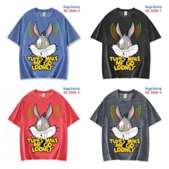 6 Styles Bugs Bunny Cartoon Character Anime Tshirts