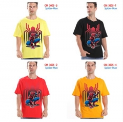 7 Styles Marvel Spider Man Cartoon Character Anime Tshirts