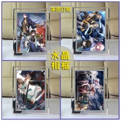 8 Styles 15*20CM Honkai: Star Rail Anime Crystal Photo Frame (With Picture)