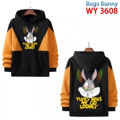 2 Styles Bugs Bunny Cartoon Character Hooded Anime Hoodie