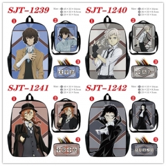 7 Styles Bungo Stray Dogs Cartoon Anime Backpack Bag+Lunch Bag+Pencil Bag