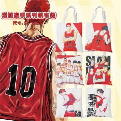 6 Styles 36*36CM Slam Dunk Cartoon Canvas Anime Shopping Bag