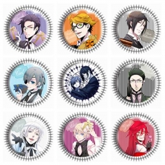 10 Styles Kuroshitsuji / Black Butler Anime Alloy Badge Brooch