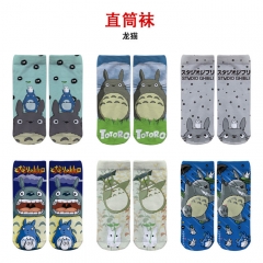 10 Styles My Neighbor Totoro Anime Full Color Straight Socks