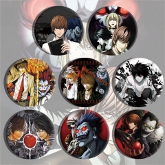 8PCS/SET Death Note Anime Alloy Badge Brooch
