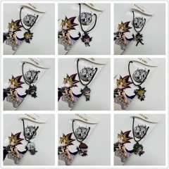 10 Styles Yu Gi Oh Cosplay Cartoon Character Pendant Anime Acrylic Keychain And Necklace