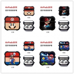7 Styles Super Mario Bro Cartoon Anime Airpods Case