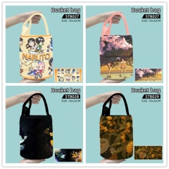 4 Styles Naruto Shopping Single Shoulder Bag Anime Bucket Bag