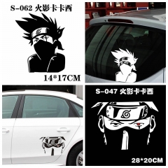 4 Styles Naruto Decorative Waterproof PVC Anime Car Sticker