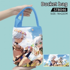 Genshin Impact Shopping Single Shoulder Bag Anime Bucket Bag