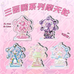 7 Styles 14CM Sanrio Hello Kitty Kuromi Cartoon Anime Acrylic Standing Plate