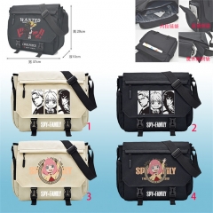 4 Styles SPY x FAMILY Cartoon Canvas Shoulder Bag Anime Messenger Bag