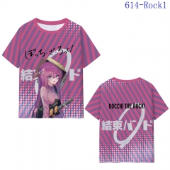 Bocchi the Rock! Printing Digital 3D Cosplay Anime T Shirt