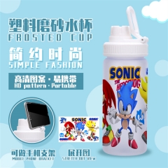Sonic the Hedgehog Cartoon Plastic Anime Cup