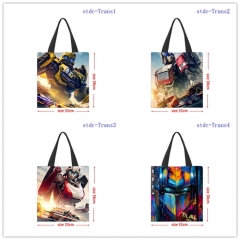 12 Styles 33*38CM Transformers Rise of the Beasts Cartoon Pattern Canvas Anime Bag