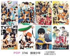 8PCS/SET Haikyuu Printing Anime Paper Posters
