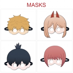 4 Styles Chainsaw Man Cartoon Pattern Anime Eyepatch Mask