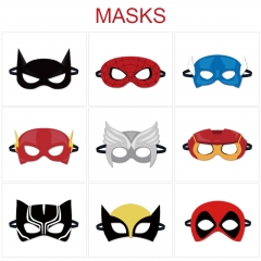 12 Styles Marvel Super Hero Cartoon Pattern Anime Eyepatch Mask