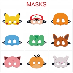 12 Styles Pokemon Cartoon Pattern Anime Eyepatch Mask