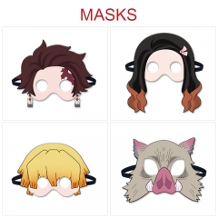 6 Styles Demon Slayer: Kimetsu no Yaiba Cartoon Pattern Anime Eyepatch Mask
