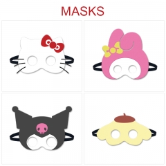 7 Styles Sanrio Cartoon Pattern Anime Eyepatch Mask