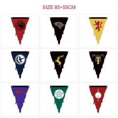 9 Styles 85*55CM Game of Thrones Cartoon Decoration Dilapidated Anime Flag