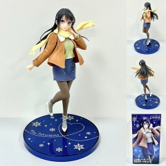 18cm Seishun Buta Yarou Series Sakurajima Mai Anime PVC Figure Toy