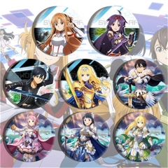 8PCS/SET Sword Art Online | SAO Anime Alloy Badge Brooch