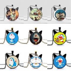 11 Styles Doraemon Cartoon Zinc Alloy Anime Necklace