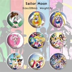 11 Styles Pretty Soldier Sailor Moon Anime Alloy Badge Brooch